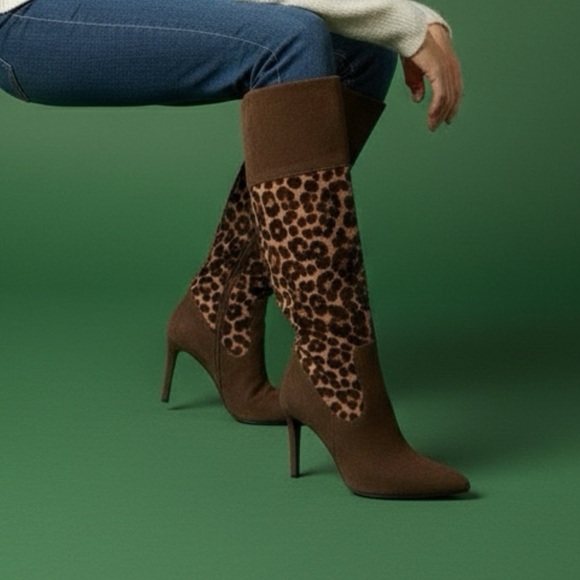 Ralph Lauren Halina Suede Knee Boots – Women’s Size 7 - Picture 3 of 8